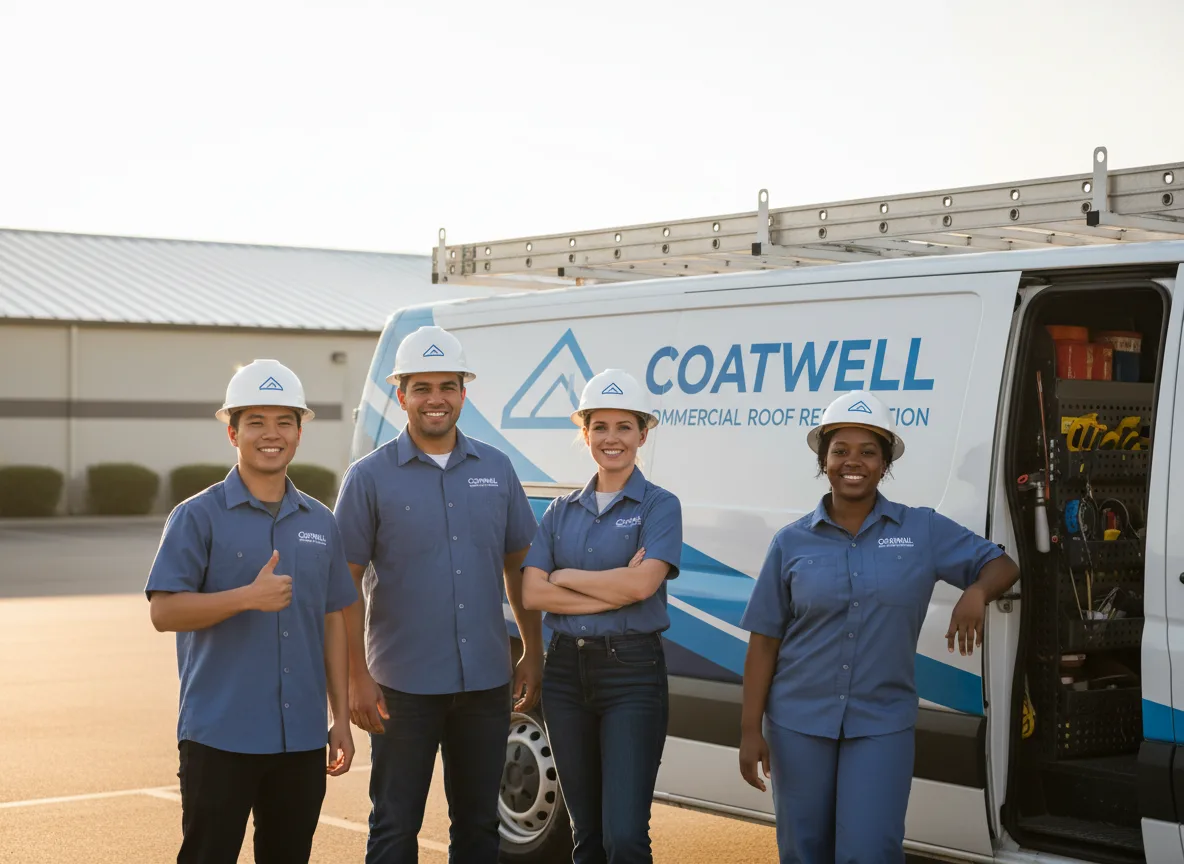 Commercial roof coating company in Laurel, IA